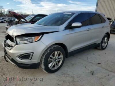 2016 Ford EDGE Edge SEL, silver — VIN 2FMPK4J9XGBB87734, Copart