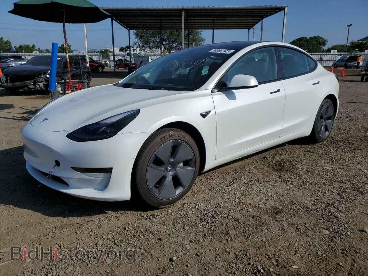 Photo 5YJ3E1EB9NF277110 - TESLA MODEL 3 2022