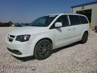 2016 Dodge CARAVAN R/T, white — VIN 2C4RDGEG0GR242913, Copart