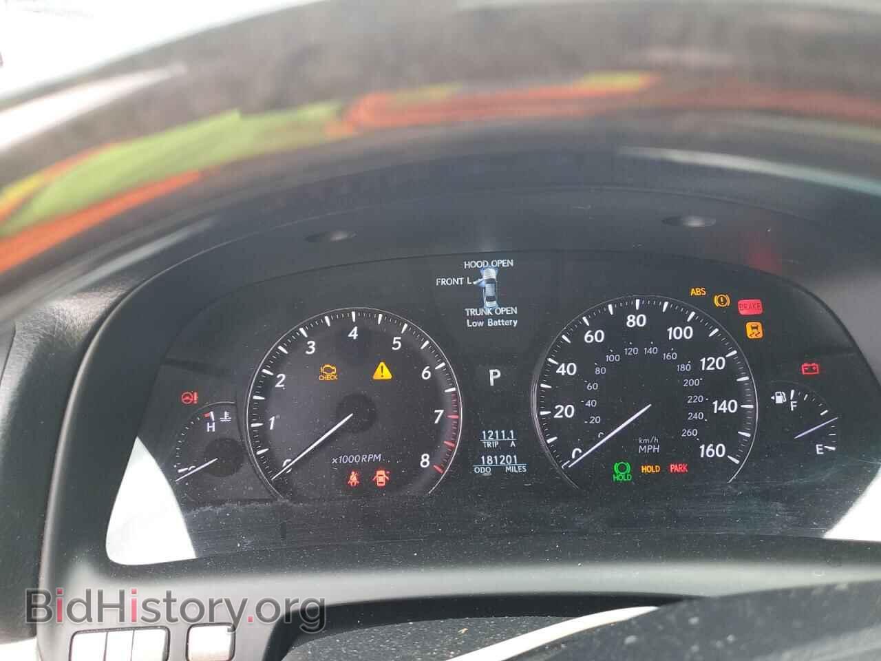 2010 LEXUS LS460 - VIN: JTHBL5EF2A5097229 - Фото 9