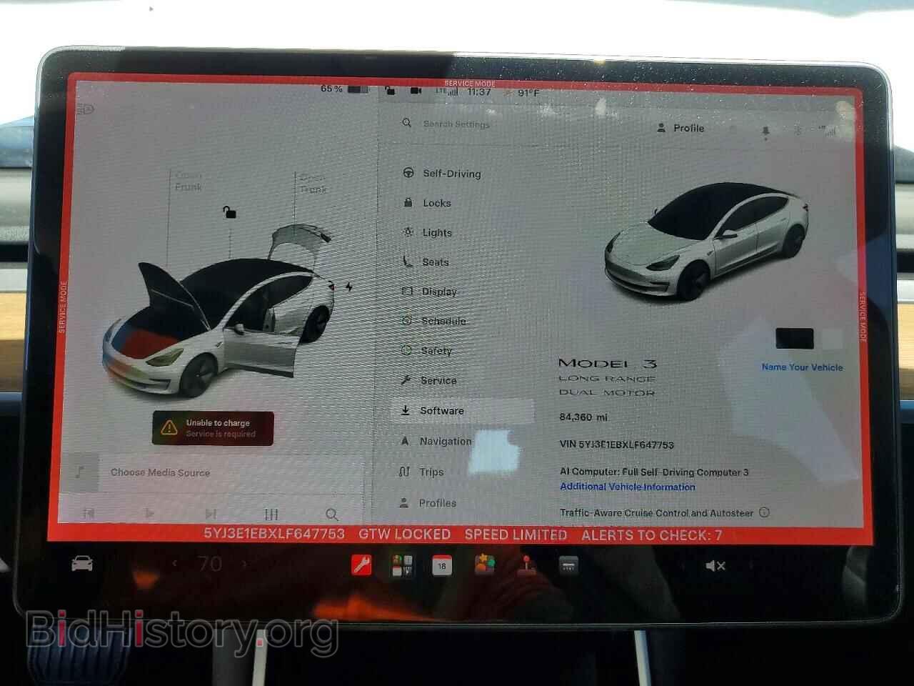 2020 TESLA MODEL 3 - VIN: 5YJ3E1EBXLF647753 - Photo 9