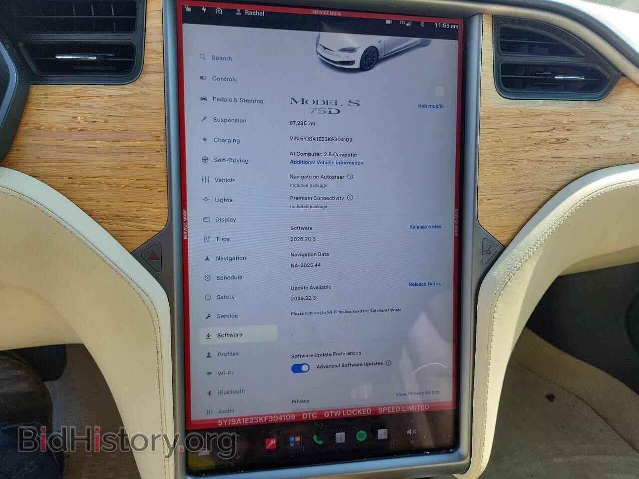 2019 TESLA MODEL S - VIN: 5YJSA1E23KF304109 - Photo 9
