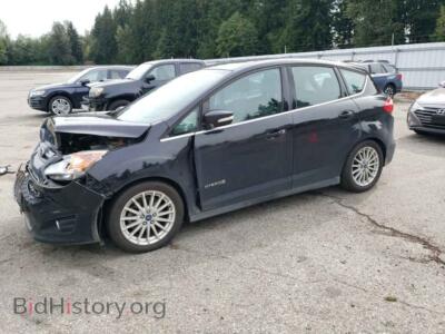 2013 Ford CMAX SEL, черный — VIN 1FADP5BU3DL550958, Copart