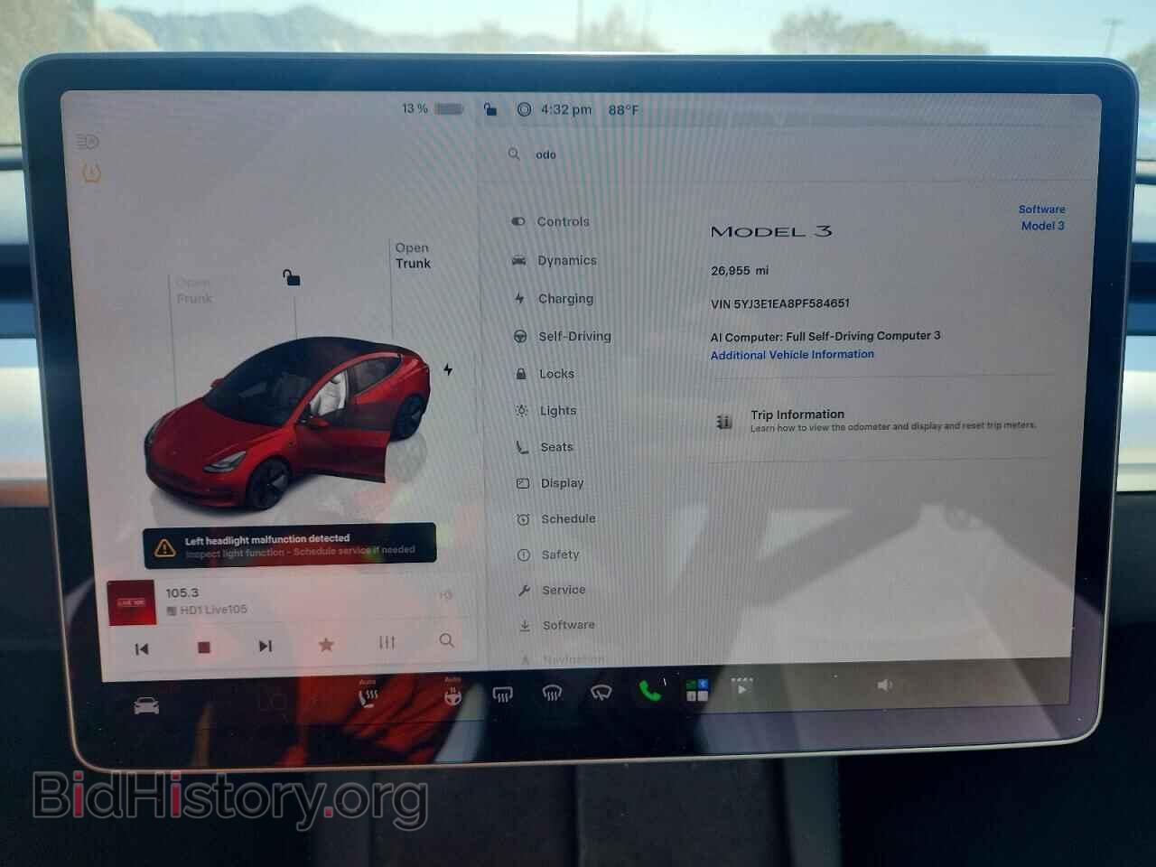 2023 TESLA MODEL 3 - VIN: 5YJ3E1EA8PF584651 - Photo 9
