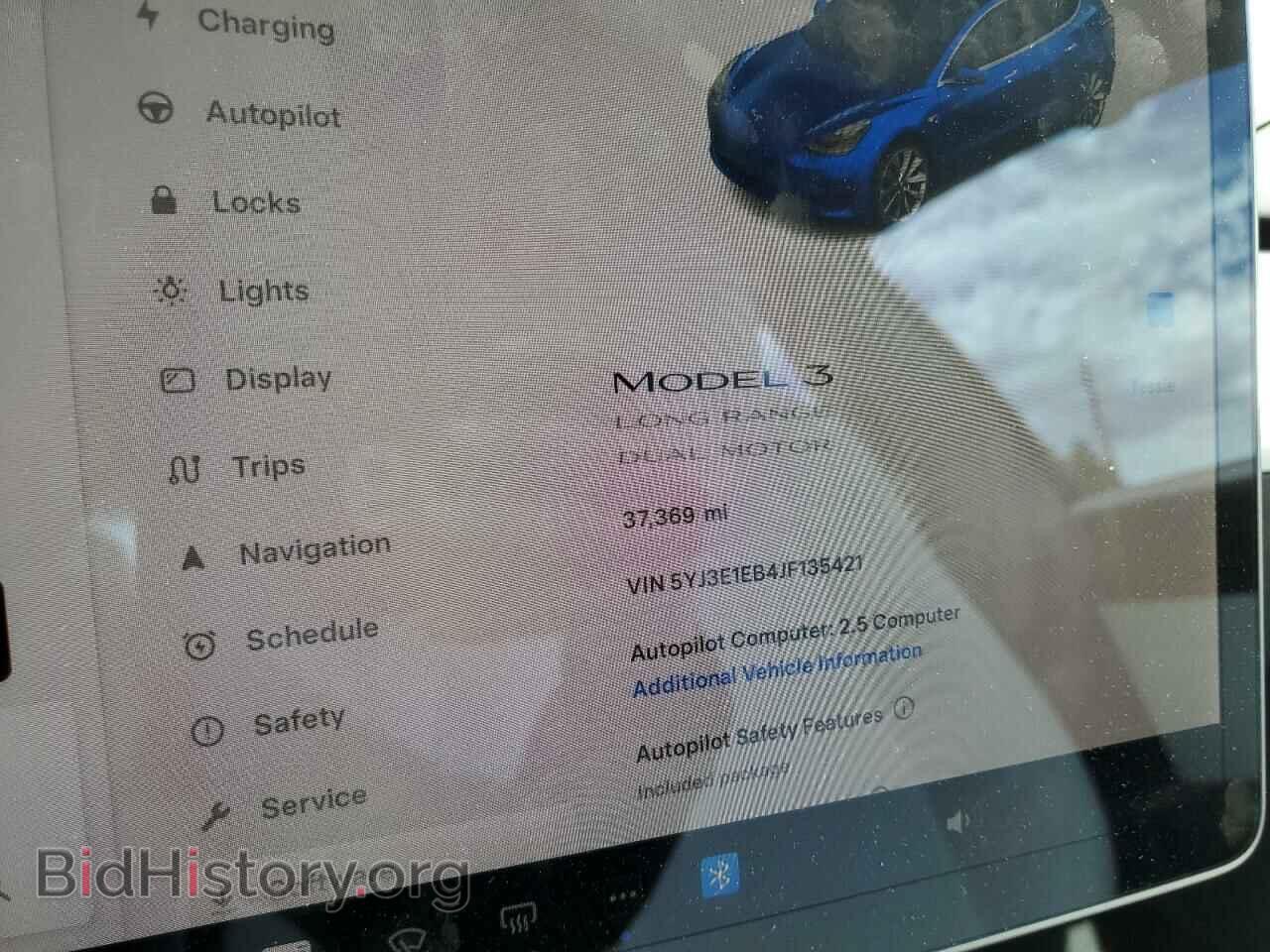 2018 TESLA MODEL 3 - VIN: 5YJ3E1EB4JF135421 - Фото 9