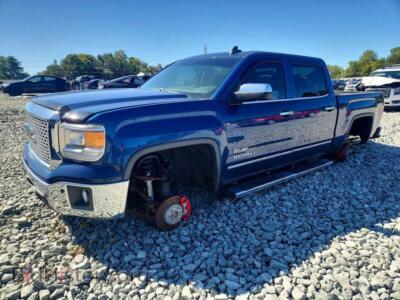 2015 GMC SIERRA K1500 SLT, синий — VIN 3GTU2VEC8FG366546, Copart