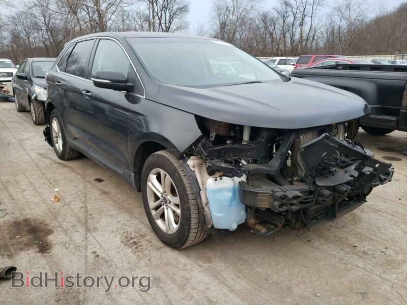 2015 Ford EDGE Edge SEL (VIN 2FMTK4J95FBC10415) — photo 1 of 10, Copart, damage: front end