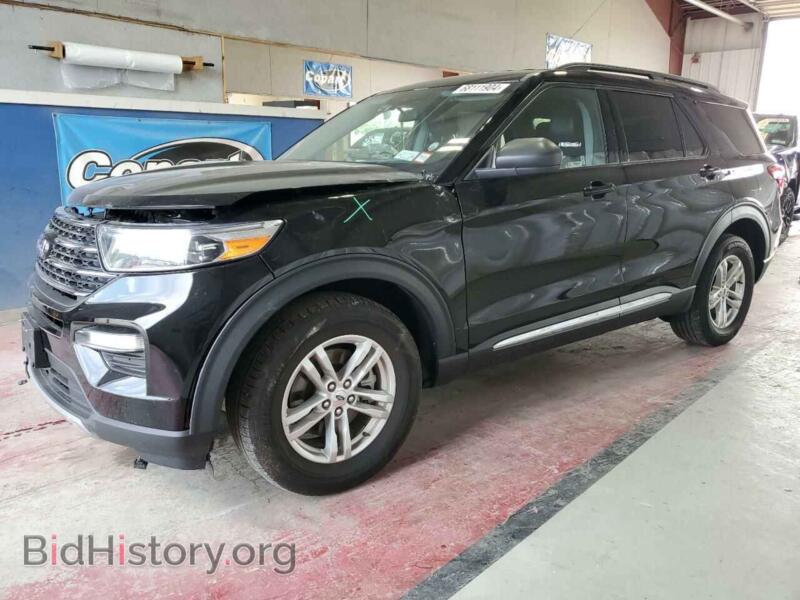 2022 Ford EXPLORER XLT (VIN 1FMSK8DH2NGB60523) — фото 1 из 14, Copart, повреждение: передняя часть