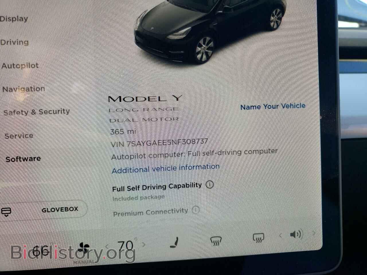 2022 TESLA MODEL Y - VIN: 7SAYGAEE5NF308737 - Фото 8