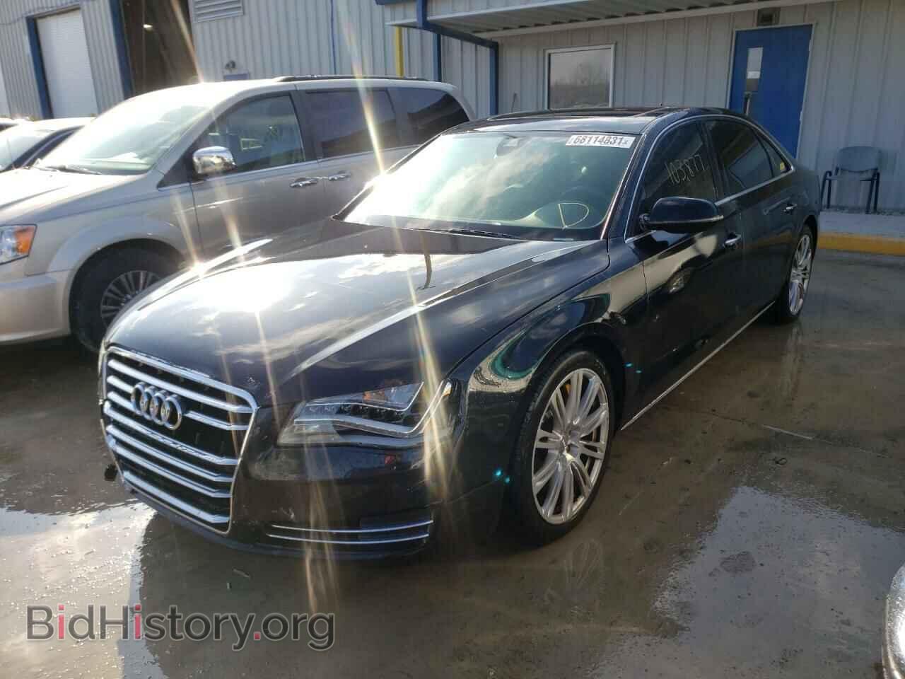 2013 AUDI A8 - VIN: WAUR2AFD8DN020245 - Фото 2