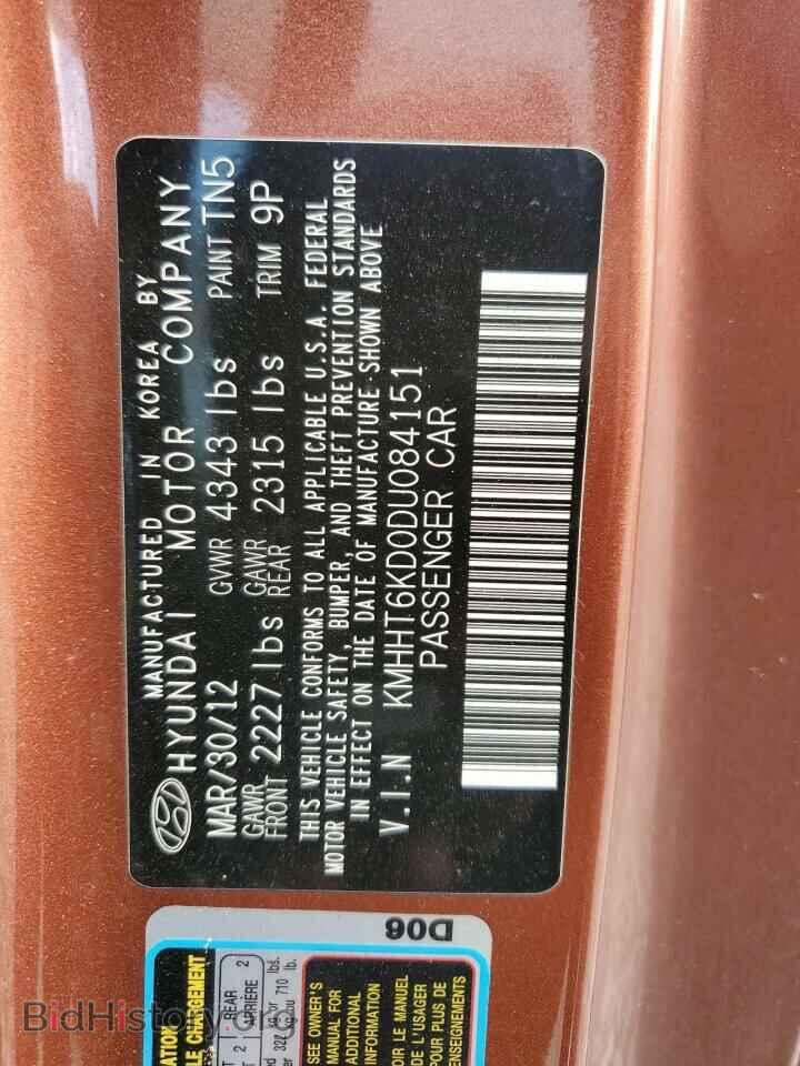 2013 HYUNDAI GENESIS - VIN: KMHHT6KD0DU084151 - Фото 12