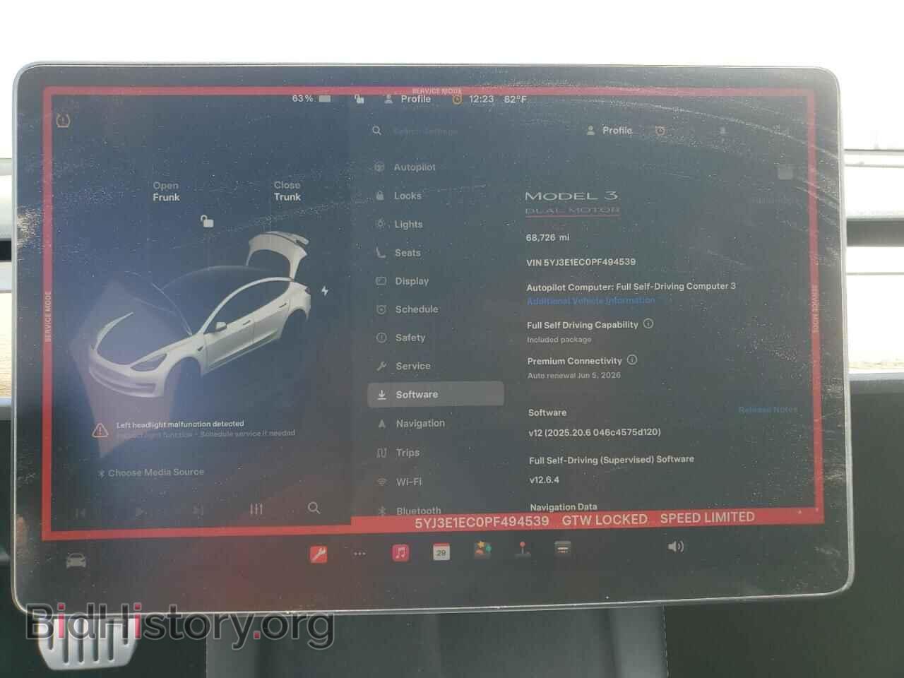 2023 TESLA MODEL 3 - VIN: 5YJ3E1EC0PF494539 - Фото 9