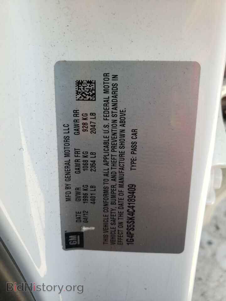 2012 BUICK VERANO - VIN: 1G4PS5SK4C4189409 - Фото 13