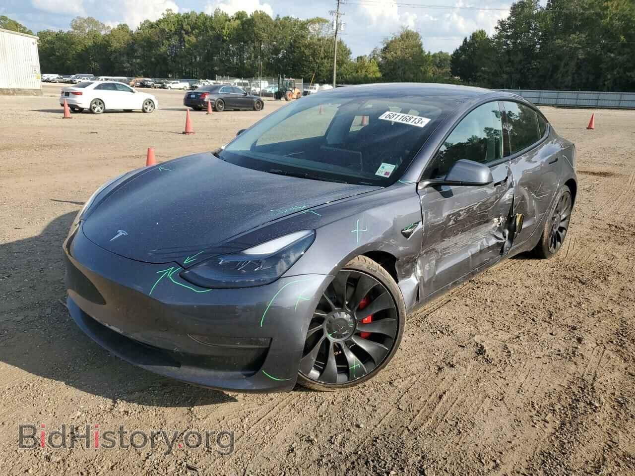 Фотография 5YJ3E1EC3PF421021 - TESLA MODEL 3 2023