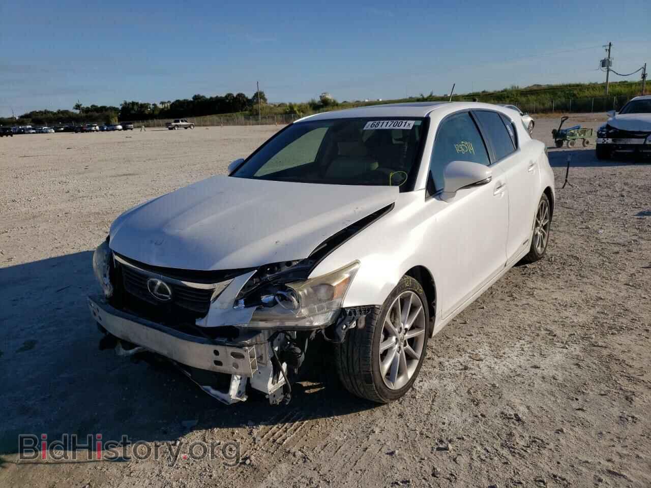 2012 LEXUS CT 200 - VIN: JTHKD5BH3C2061671 - Фото 2