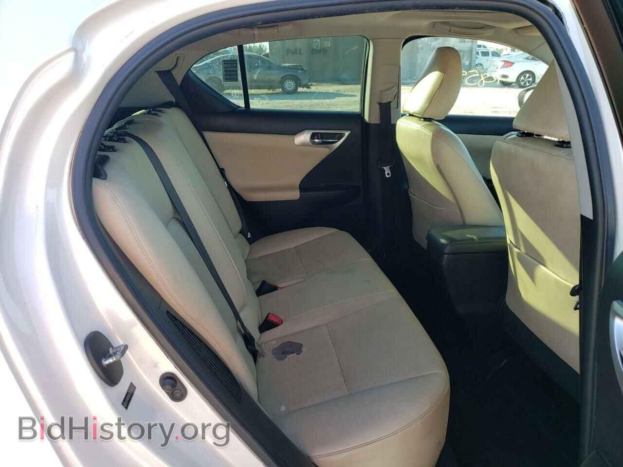 2012 LEXUS CT 200 - VIN: JTHKD5BH3C2061671 - Фото 6