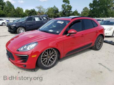 2018 Porsche MACAN, red — VIN WP1AA2A59JLB20921, Copart