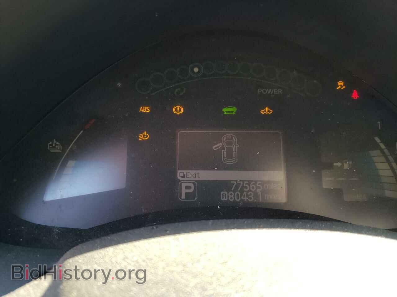 2014 NISSAN LEAF - VIN: 1N4AZ0CP7EC340762 - Фото 9