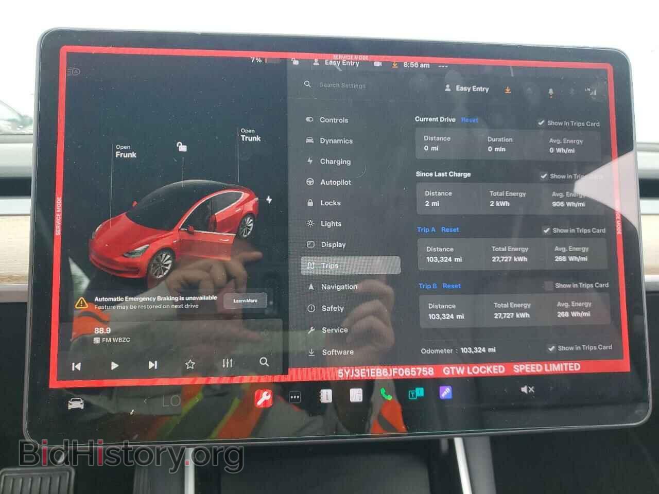 2018 TESLA MODEL 3 - VIN: 5YJ3E1EB6JF065758 - Фото 9