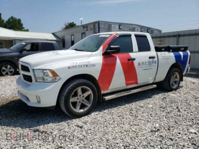 2018 RAM 1500 ST, white — VIN 1C6RR7FG9JS167349, Copart