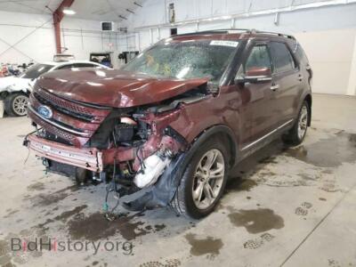 2012 Ford EXPLORER Limited, красный — VIN 1FMHK8F86CGA50207, Copart