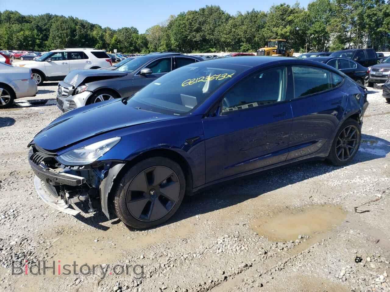 Photo 5YJ3E1EB2MF858155 - TESLA MODEL 3 2021