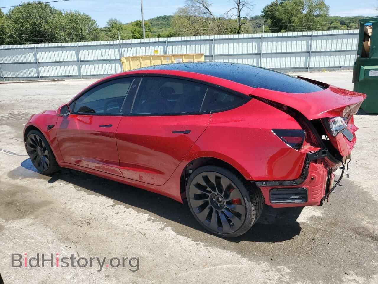 2022 TESLA MODEL 3 - VIN: 5YJ3E1EC6NF262704 - Фото 2