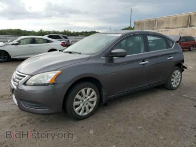 2015 Nissan SENTRA S, charcoal — VIN 3N1AB7AP1FY219151, Copart