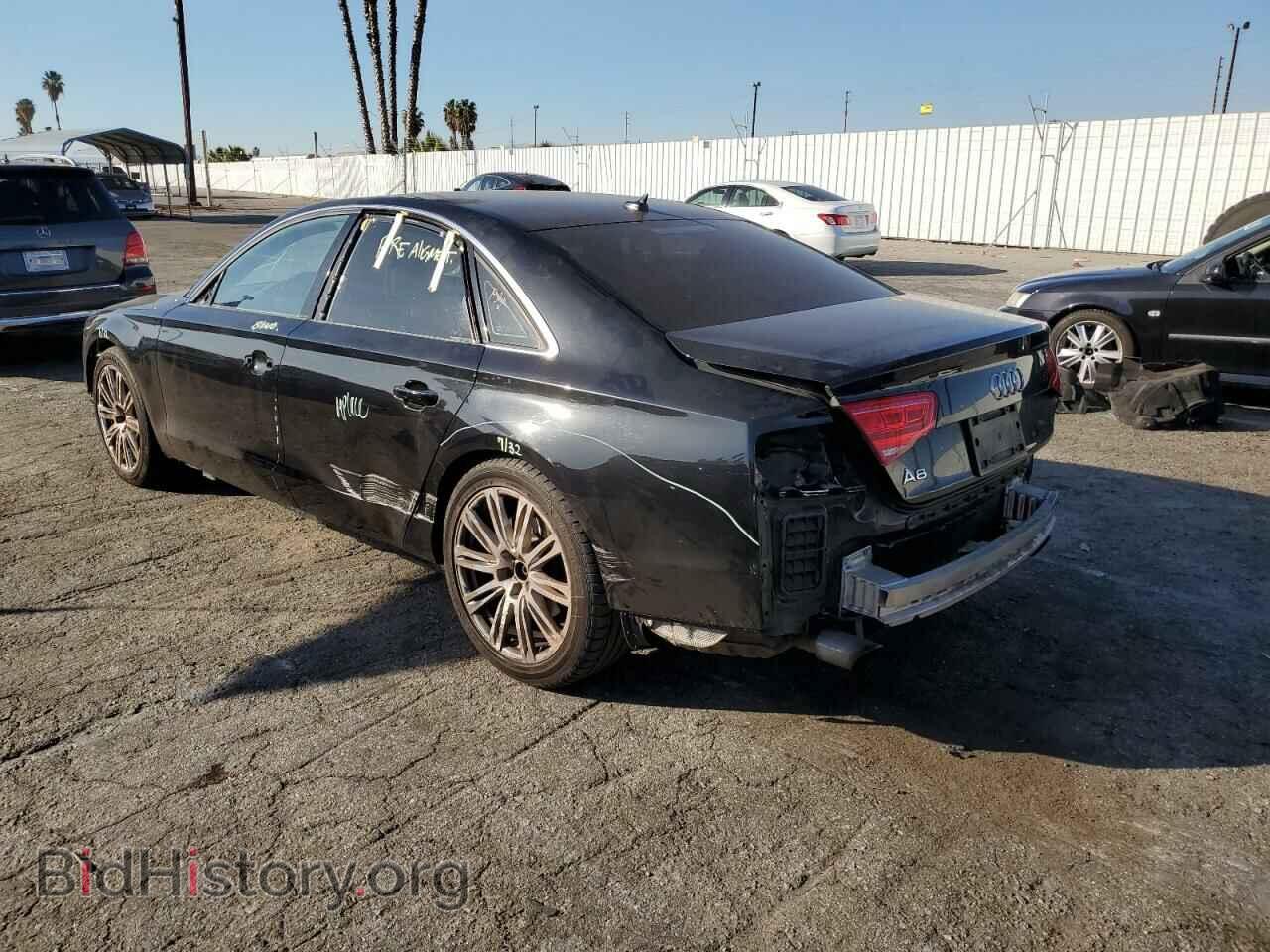 2013 AUDI A8 - VIN: WAUAGAFD6DN015009 - Фото 2