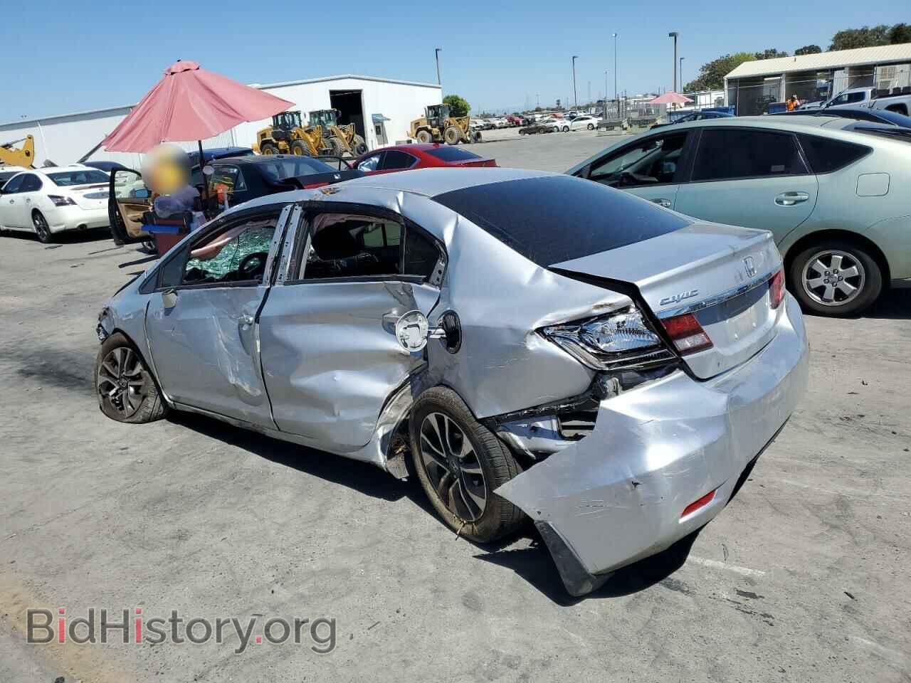 2013 HONDA CIVIC - VIN: 2HGFB2F84DH535266 - Фото 2