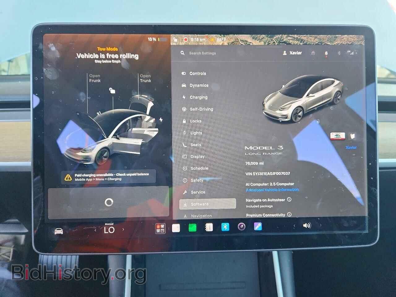 2018 TESLA MODEL 3 - VIN: 5YJ3E1EA0JF007037 - Photo 9