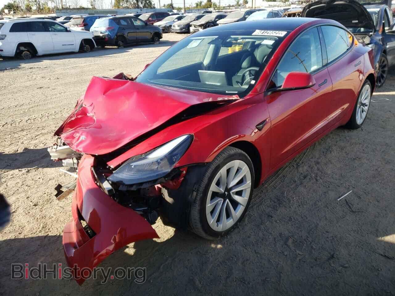 Photo 5YJ3E1EB2NF305006 - TESLA MODEL 3 2022