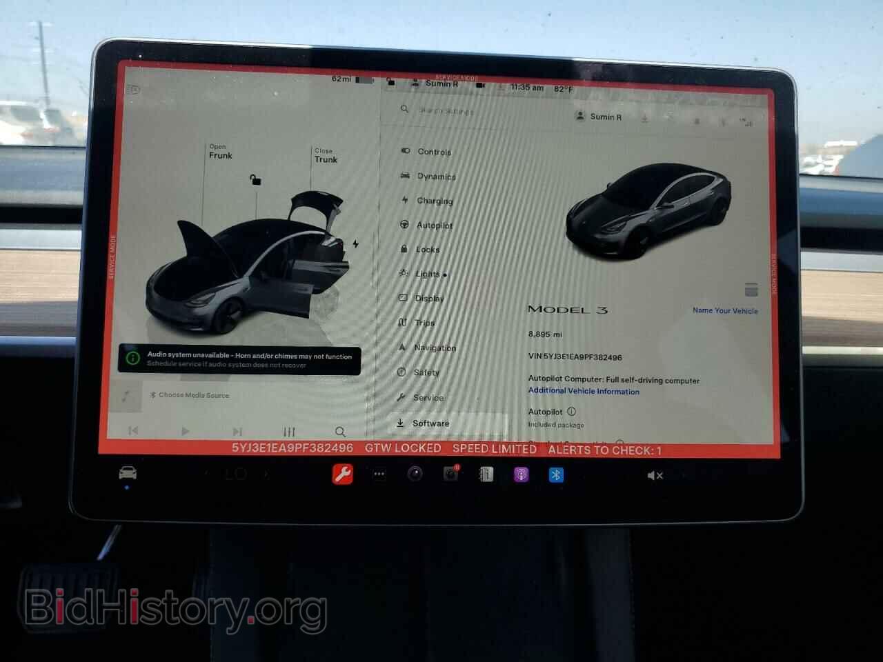 2023 TESLA MODEL 3 - VIN: 5YJ3E1EA9PF382496 - Photo 9