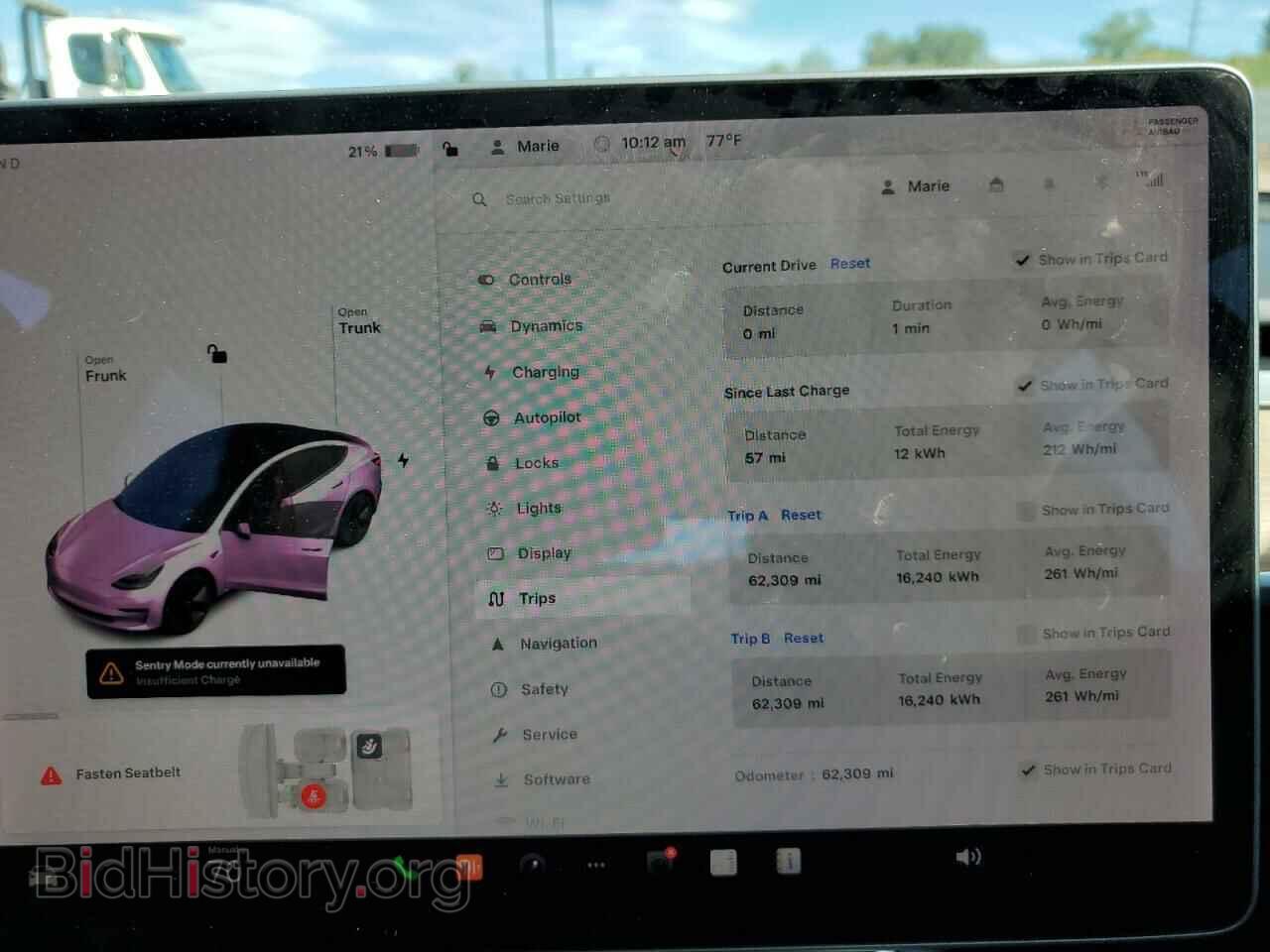 2019 TESLA MODEL 3 - VIN: 5YJ3E1EB4KF497234 - Фото 9