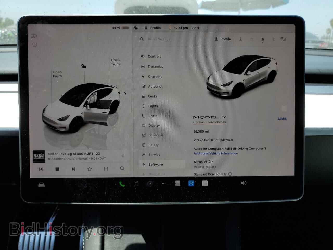 2023 TESLA MODEL Y - VIN: 7SAYGDEF8PF587940 - Photo 9