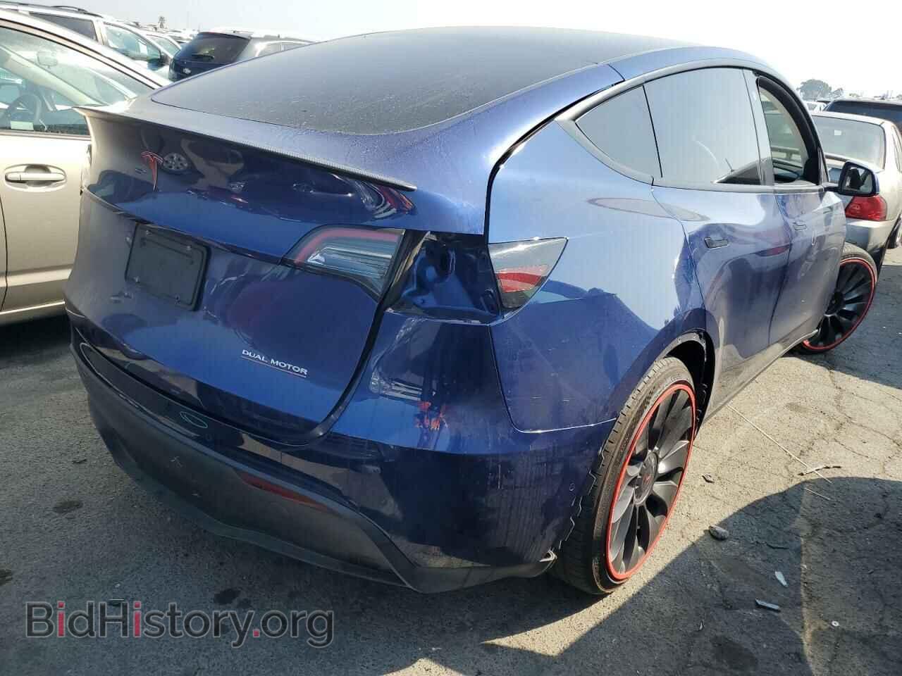 2022 TESLA MODEL Y - VIN: 7SAYGDEF7NF441915 - Фото 3