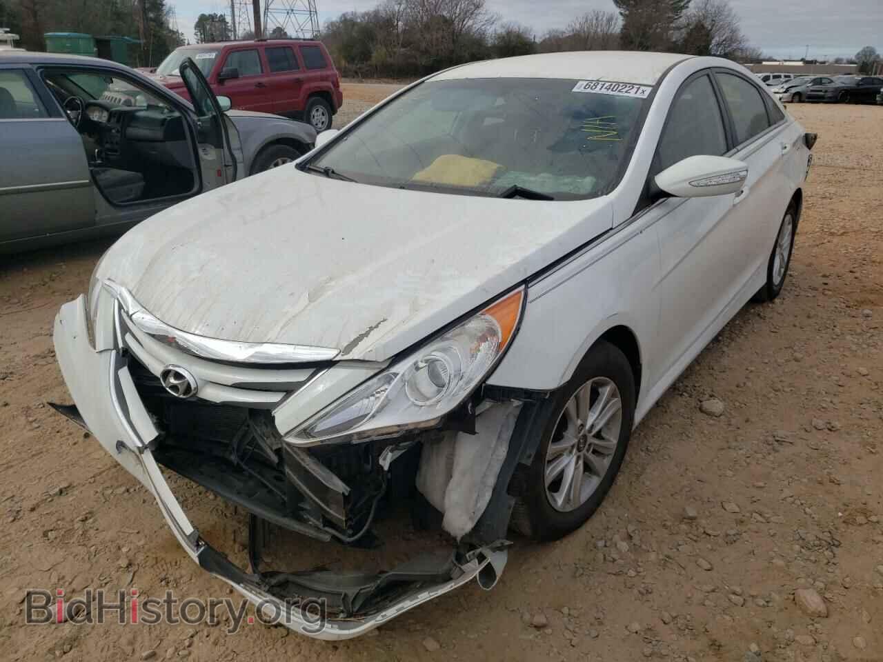 2014 HYUNDAI SONATA - VIN: 5NPEB4AC1EH893449 - Фото 2