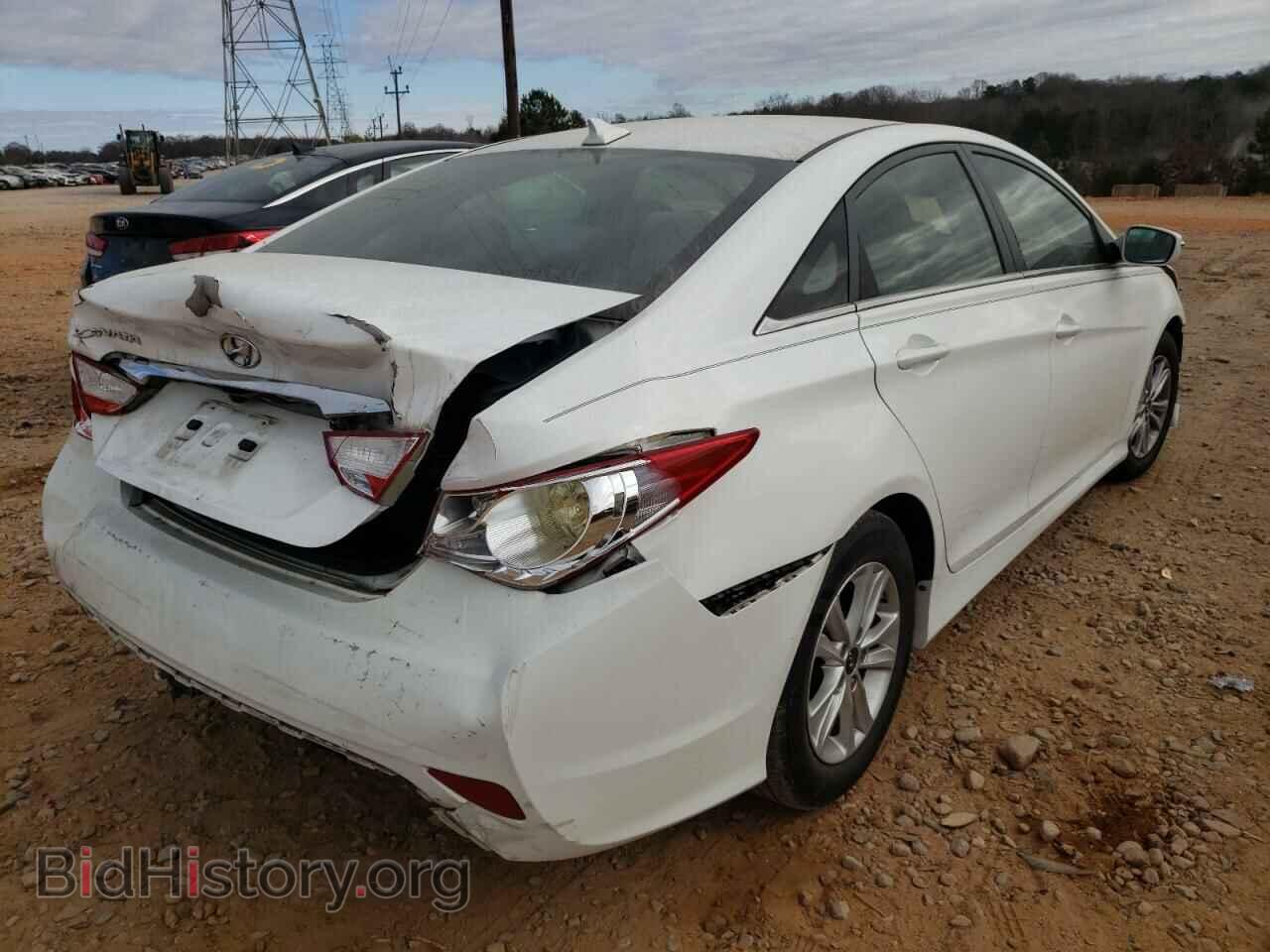 2014 HYUNDAI SONATA - VIN: 5NPEB4AC1EH893449 - Фото 4