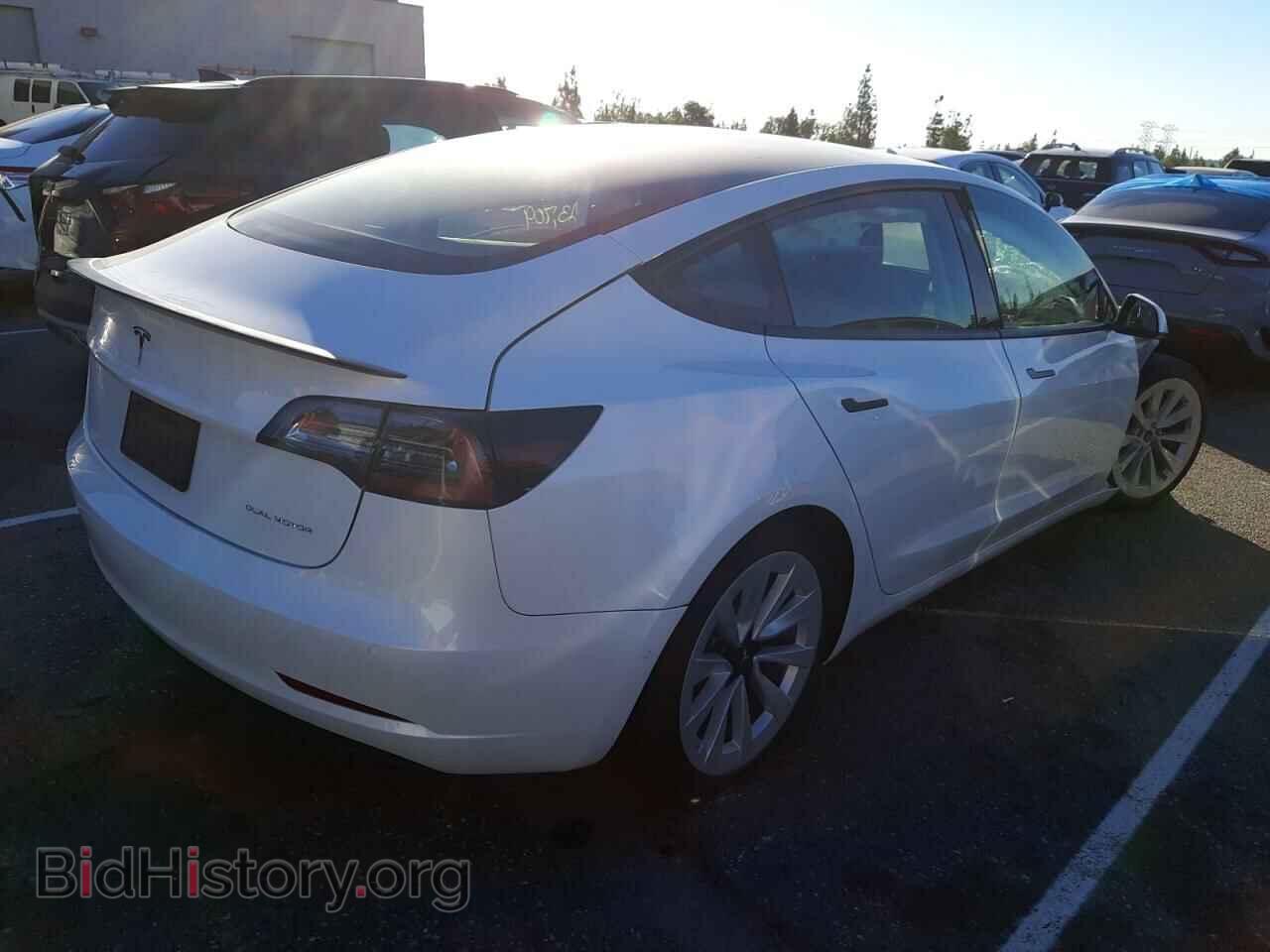2022 TESLA MODEL 3 - VIN: 5YJ3E1EB5NF276178 - Фото 3