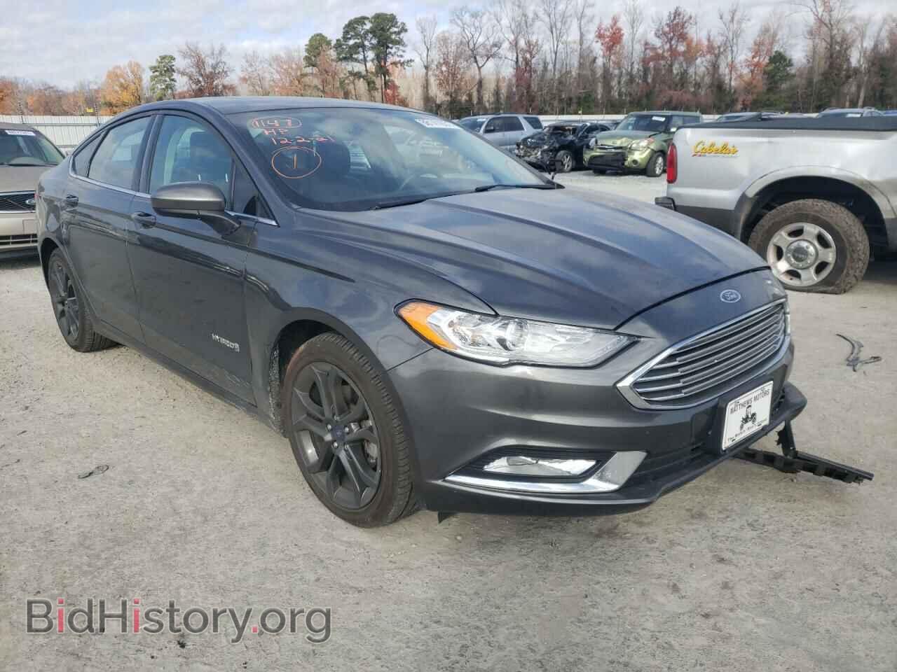 Photo 3FA6P0LU7JR249259 - FORD FUSION 2018
