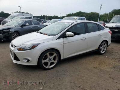 2012 Ford FOCUS Titanium, белый — VIN 1FAHP3J22CL160356, Copart