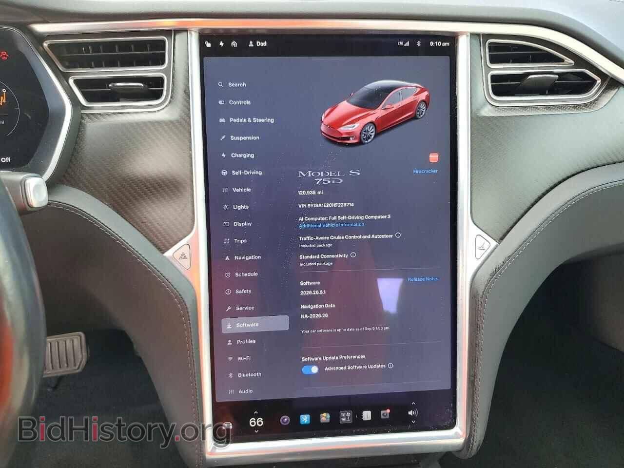 2017 TESLA MODEL S - VIN: 5YJSA1E20HF228714 - Photo 9