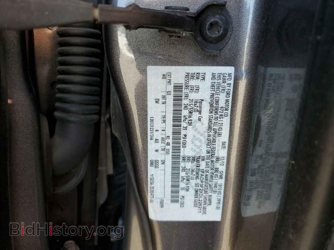 2013 FORD FOCUS - VIN: 1FADP3F2XDL226211 - Фото 12