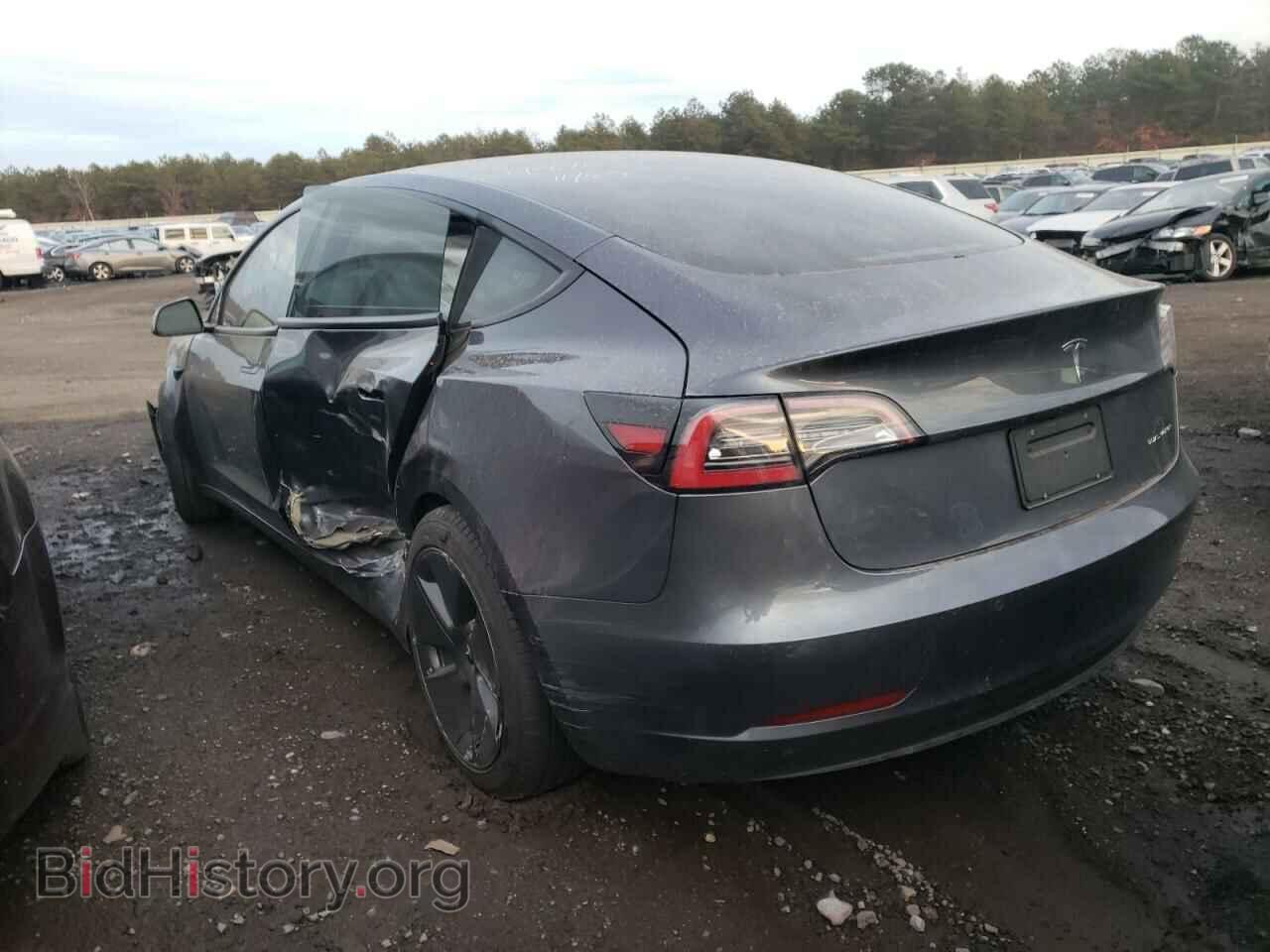 2021 TESLA MODEL 3 - VIN: 5YJ3E1EB9MF869363 - Фото 3
