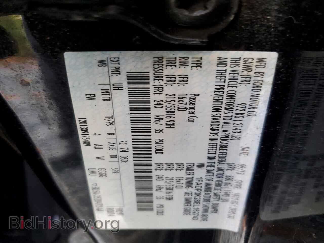 2014 FORD FOCUS - VIN: 1FADP3K28EL162743 - Photo 12