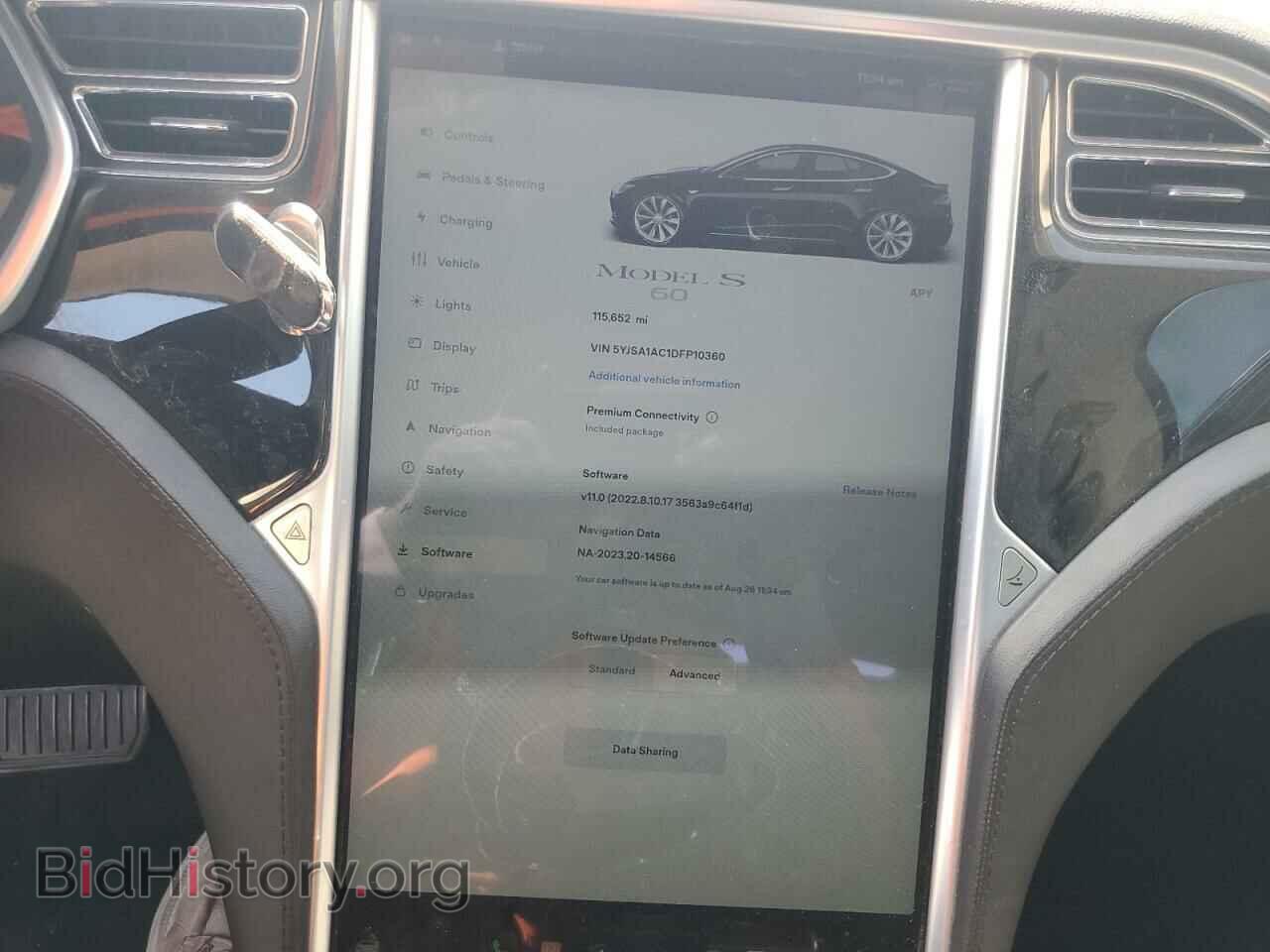 2013 TESLA MODEL S - VIN: 5YJSA1AC1DFP10360 - Фото 9