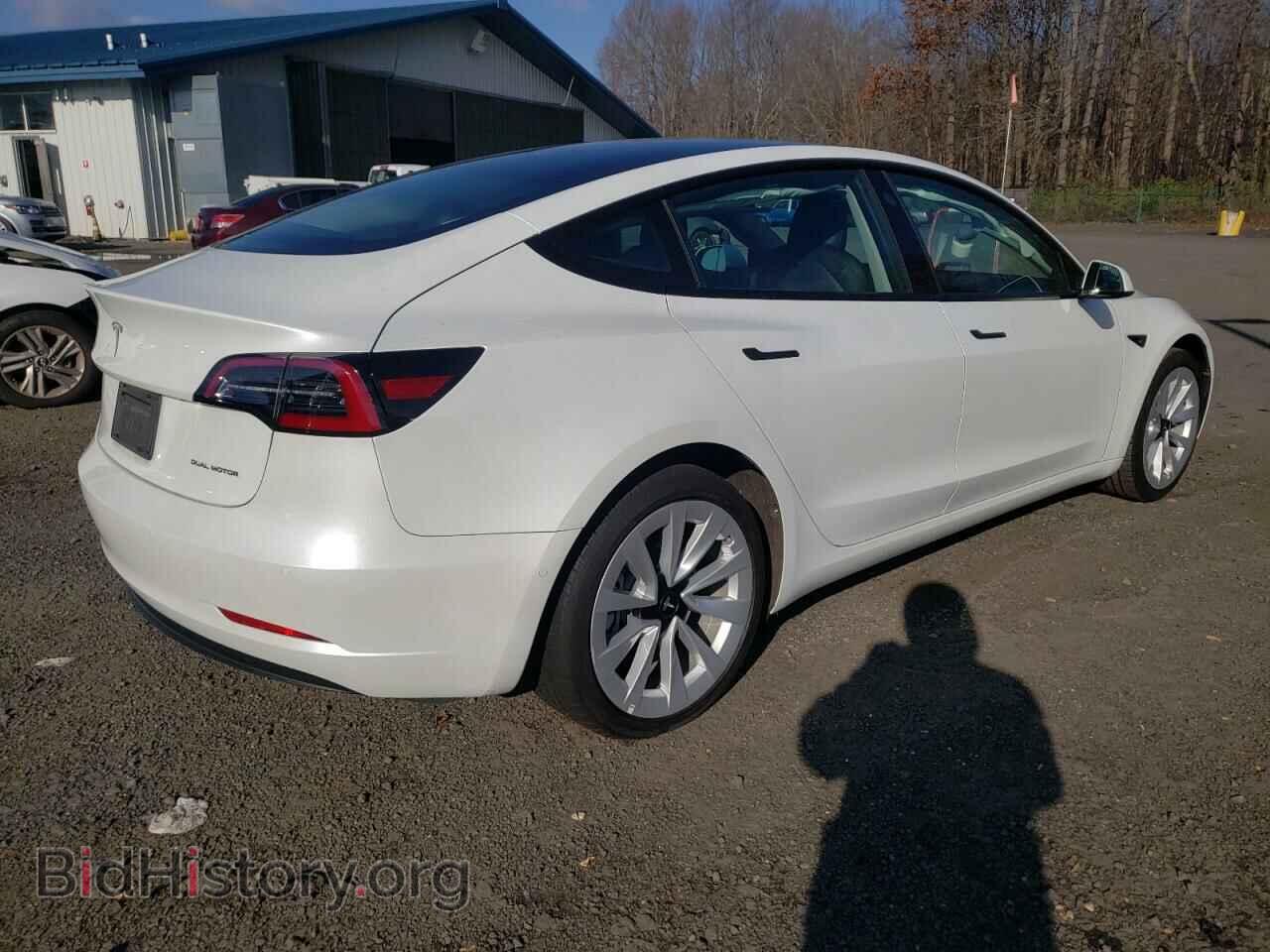 2022 TESLA MODEL 3 - VIN: 5YJ3E1EB9NF192428 - Фото 3