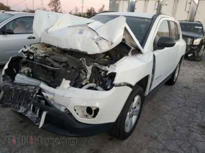 2015 Jeep COMPASS Compass SP, white — VIN 1C4NJDBB4FD394967, Copart