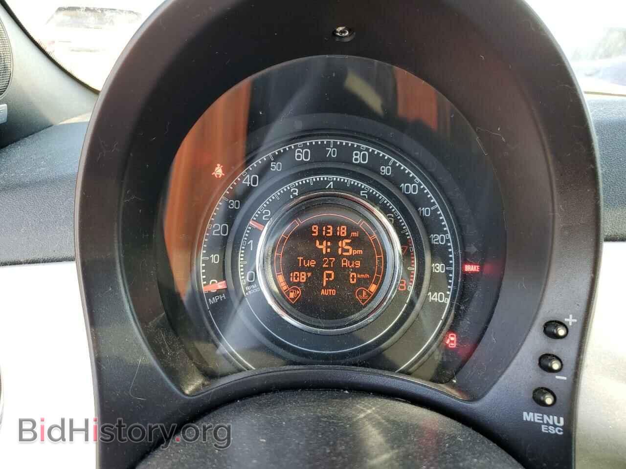 2012 FIAT 500 - VIN: 3C3CFFBR6CT119547 - Фото 9
