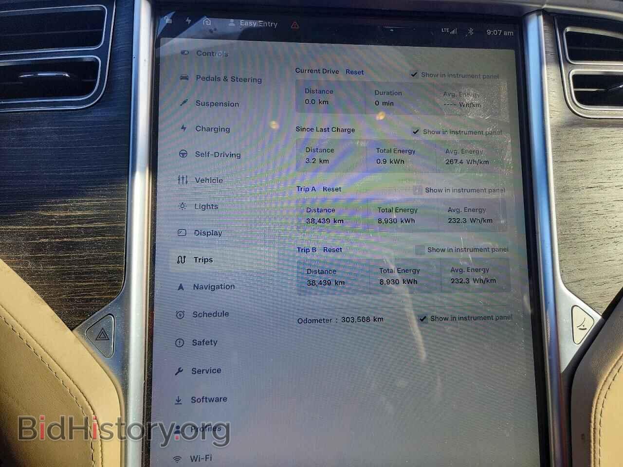 2015 TESLA MODEL S - VIN: 5YJSA1H23FF080454 - Photo 9